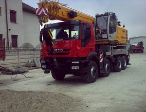 Автокран Sennebogen HPC 40 в аренду (Iveco 410)
